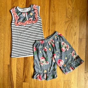 Girls 4T - 5T Matching Summer Outfit